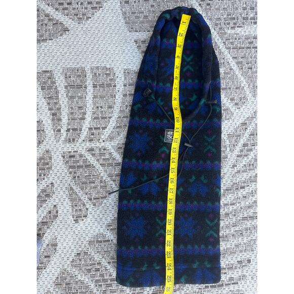 90s Head Sokz by Gotta Go Multi Pattern Fleece Balaclava USA Polartec - Picture 5 of 5